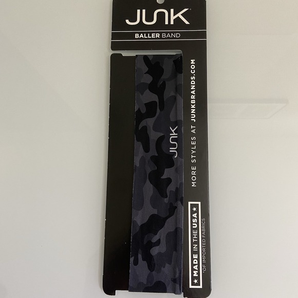 Junk Brands Other - Junk Brands Headband Baller Black Ops Camouflage Made In The USA NEW Lightweight